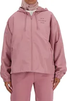 Jaqueta com Capuz New Balance WJ41508 Rse - Feminina
