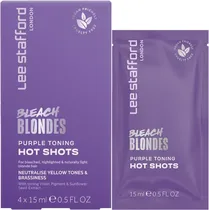 Tratamento Lee Stafford Bleach Blondes Purple Toning Hot Shots (4 X 15ML)