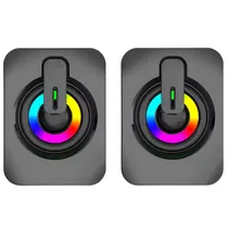 Caixa de Som Satellite AS-692U Gaming RGB / USB - Preto