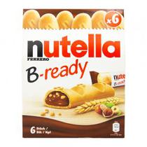 Biscoito Wafer Recheio Nutella B-Ready Ferrero 6X22G