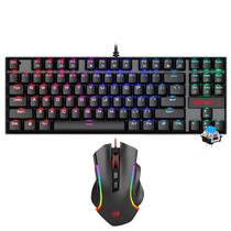 Teclado + Mouse Gamer Redragon Essentials K552RGB-Ba USB / RGB / Blue / Ingles - Preto