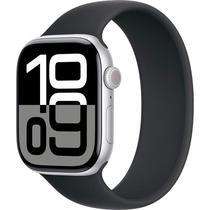 Apple Watch Series 10 MWWQ3LW/A -42MM  M/L Silver Aluminum/Black Sport