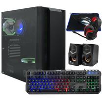 PC Montado Gamer Intel Core i5 6400 de 2.7GHZ 16GB de Ram / 240GB SSD / Geforce GT730 4GB + Kit Gamer - Preto