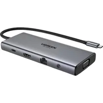 Hub Ugreen 11 Em 1 CM639 USB-C - Cinza