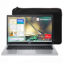 Notebook Acer Aspire 3 A315-24PT-R288 AMD Ryzen 5 7520U Tela Touch Full HD 15.6" / 16GB de Ram / 1TB SSD - Pure Prata (Ingles)