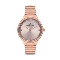 Relogio Analogico Feminino Daniel Klein Premium DK.1.12522-4 - Rosa Ouro