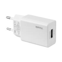 Carregador Yookie KI202Y - 2.4A - USB - Bivolt - Branco