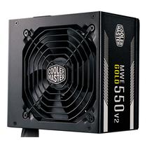 Fonte Cooler Master Mwe V2 MPE-5501-ACAAG-U2 ATX 550W 80 Plus Gold PFC Ativo Bivolt - Preto