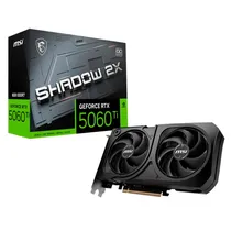 Placa de Vídeo RTX5060TI 8GB MSI Shadow 2X Oc Plus GDDR7 2FAN 912-V536-023