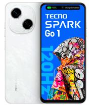 Celular Tecno Spark Go 1 KL4 64GB / 3GB Ram / Dual Sim / Tela 6.67" / Cam 13MP - Branco