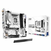 Placa Mae Asrock B760M Pro RS Wifi White 4XDDR5 Socket LGA 1700 Chipset Intel B760 Micro ATX