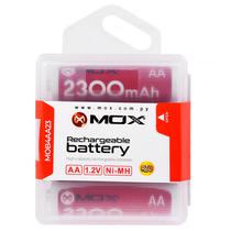 Pilha Mox MOB4AA23 AA 2300MAH/4 Unidades - Recarregavel