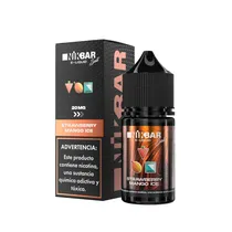 Essência para Vaper Nikbar Salt 30ML Strawb Mango Ice 35MG