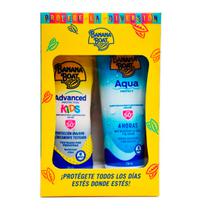 Kit Protetor Solar Banana Boat Creme Aqua 236ML + Kids 180ML