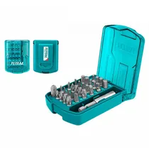 Kit de Ferramenta Total Tools Impact Screwdriver TACSD10306 com 30 Peças