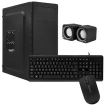 Gabinete Mtek DK04-PT + Teclado (Portugues) + Mouse + Speaker + Fonte (500 W)