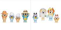 Moose Toys Figuras Bluey Pack de 4 Personajes Surtidos S11 Plastico 3 Anos+ Multicolor