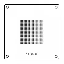 Bga Stencil Universal 30X30 (900)0.8