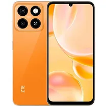 Celular Zte Blade A55 Z2450 Dual Sim de 128GB/4GB Ram de 6.75" 13MP/8MP - Laranja (Anatel) (1 Ano de Garantia BR) (Riscado)