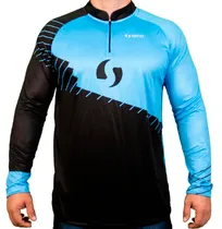 Camiseta Sunflex DRY-Fit UV50+ Energy Masculina - Azul