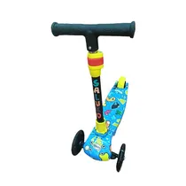 Patinete Infantil Scooter 602-A com LED - Estampado Mix