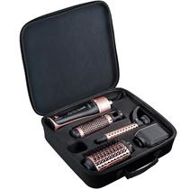 Kit Escova Secadora de Cabelo Quanta QTKCS7000 4 Em 1 / 1100W / 110V - Black/Rose