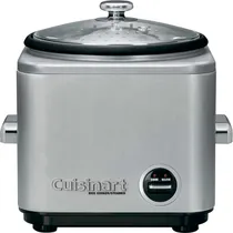 Panela Elétrica de Arroz Cuisinart CRC-800P1 Vaporizador 8 Xícaras 110V Inox
