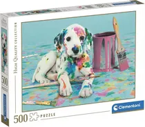 Quebra-Cabeça The Funny Dalmatian High Quality Collection Clementoni - 35537 (500 Pçs)