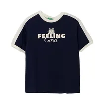 Camiseta Infantil Benetton 3I1XG10DO 252