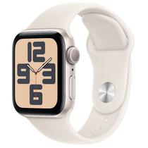 Apple Watch Se 2 44MM MXEV3LL/A GPS M/L - Caixa de Aluminio Starlight/ Sport Band (Caixa Feia)