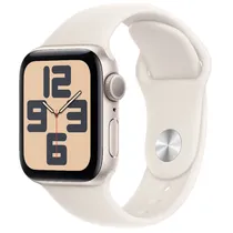 Apple Watch Se 2 44MM MXER3LL/A GPS M/L - Caixa de Aluminio Starlight/ Sport Band