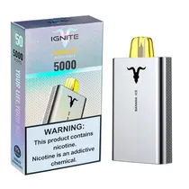 Vaporizador Descartavel Ignite V50 - 5000 Puffs - Banana Ice