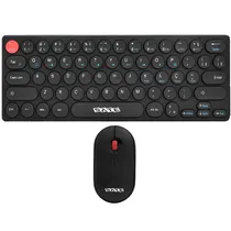 Kit Teclado + Mouse Satellite AK-6011G Sem Fio - Preto (Português)