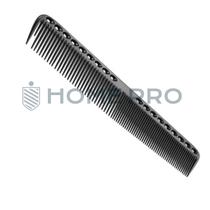 Pente Metal Aluminio para Barbeiros - 18 CM - Preto