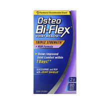 Vitaminas Osteo Bi-Flex Triple Strength + MSM Formula 80 Capsulas