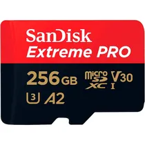 Cartão de Memória Micro SD Sandisk Extreme Pro SDXC 256GB 200 MB/s – SDSQXCD-256G-GN6MA