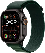 Apple Watch Ultra 2 GPS+Cellular 49MM Caixa Titânio Black Pulseira (L) Alpine Loop D.Green