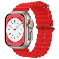 Relogio Smartwatch T800 Ultra 2 / 45MM / com Bluetooth - Vermelho