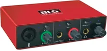Interface de Áudio BLG B-X2 2IN-2OUT USB - Vermelho