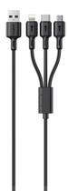 Cabo Oraimo OCD-X93 USB-A/Microusb/Lightning/USB-C - Black