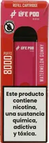 Vape Descartável Life Pod - Watermelon Gummy - 8000 Puffs