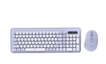 Teclado/Mouse Wir FTX FTXGK02 Español Lila Dual-Mo