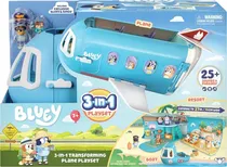 Bluey Transforming 3EM1 Plane Play Set Moose - 17670