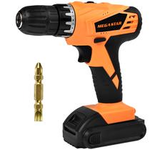 Parafusadeira Megastar FZ853 1.250 RPM Recarregavel - Laranja/Preto