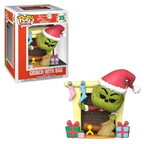 Funko Pop How The Grinch Stole *Deluxe* Grinch W/Bag 35