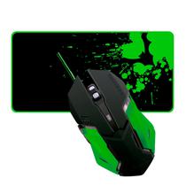 Kit Mouse+Mousepad Magnavox MGA5209-Mo Preto/Verde