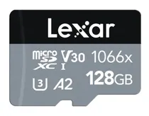 Cartão de Memória SD Lexar Professional 1066X 128GB 160MB/s -120MB/s C10 U3 - Silver Serie