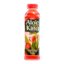 Suco de Morango Okf com Aloe Vera Garrafa Pet 500ML