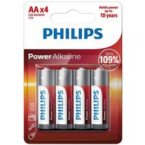 Pilha Philips LR6P4B Alkalina AA de 1.5V - 4 Unidades