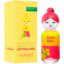 Perfume Benetton Sisterland Yellow Peony Eau de Toilette Feminino 80ML